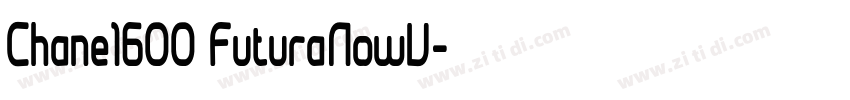 Chane1600 FuturaNowV字体转换